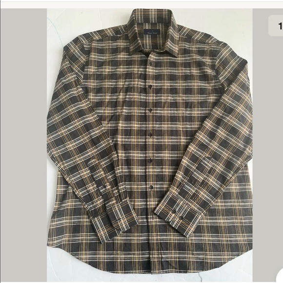 Toskana Other - NWOT Toscano Men's Cotton Luxury Casual Shirt L